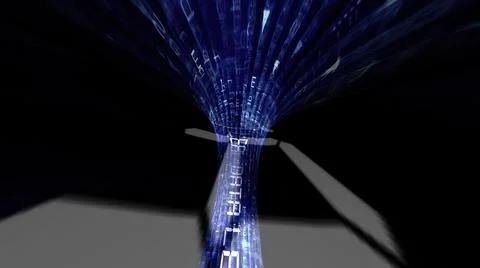 Driving through the data leak tunnel Stock-Illustration