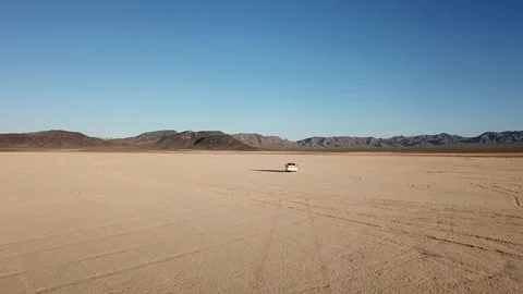 Driving through the desert Stock Footage 113981137