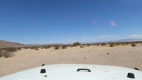 Driving Through Desert Sand Video stock 154065160