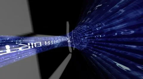 Driving through the dirty data tunnel Illustrazione stock