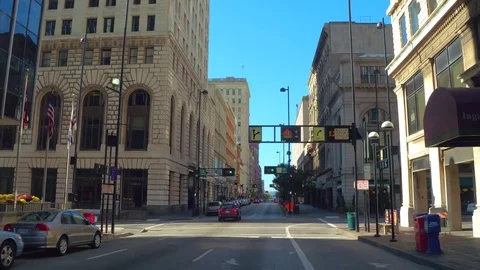 Driving through Downtown Cincinnati Ohio Vidéo 69926395