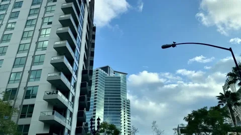 Driving through downtown Stock Footage 133369688