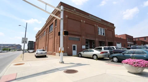 Driving through Downtown Indianapolis Stock Footage 33525030