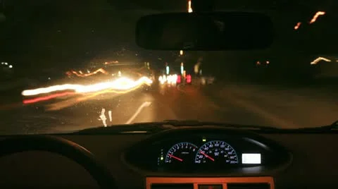 Driving through downtown Toronto time lapse Stock Footage 11237126