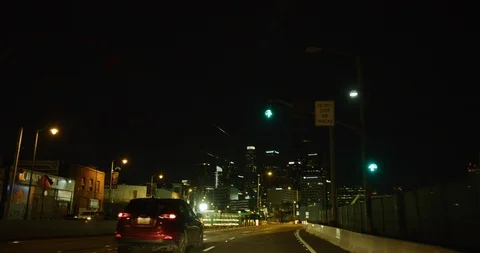 Driving through East LA in Los Angeles, California Stock Footage 116135194