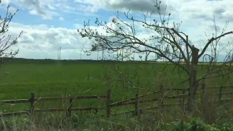 Driving through the Fens Stock Footage 152167455