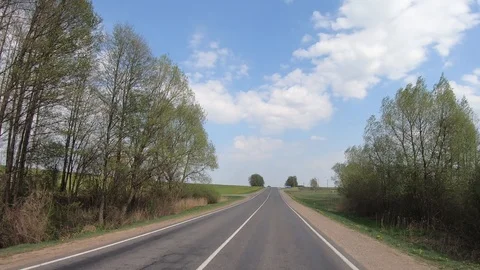Driving through fields hyperlapse Stock Footage 111142248