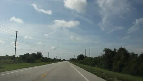 Driving through Florida In The Summer #10 動画素材 7729947