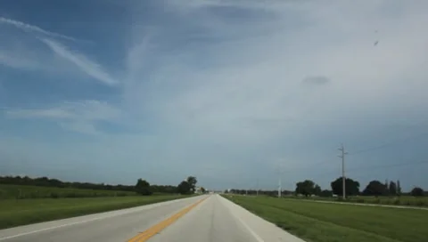Driving through Florida In The Summer #14 Stock Footage 7730317