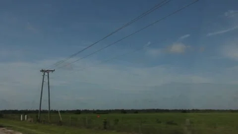 Driving through Florida In The Summer #17 Stock Footage 7731318