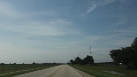 Driving through Florida in the Summer Part #3 Stock Footage 7729318