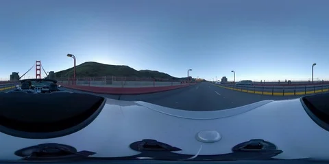 Driving Through Golden Gate Stock Footage 85455198