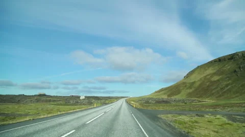 Driving through highway Stock-Footage 66765116