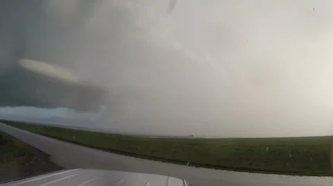 Driving through an Ice storm Stock Footage 54706698