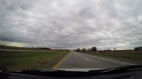 Driving through Indianapolis Video stock 49835013