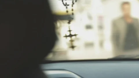 Driving through Iraq Stock Footage 87760159