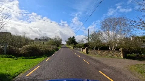 Driving through Ireland Stock Footage 342146735