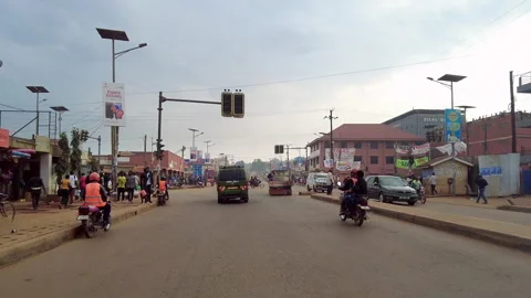 Driving through Kampala, Uganda Stock Footage 257925044