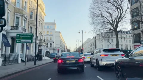 Driving through Kensington Stock Footage 169713176