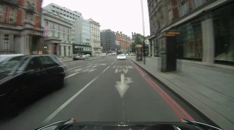 Driving through London Stock Footage 8560079
