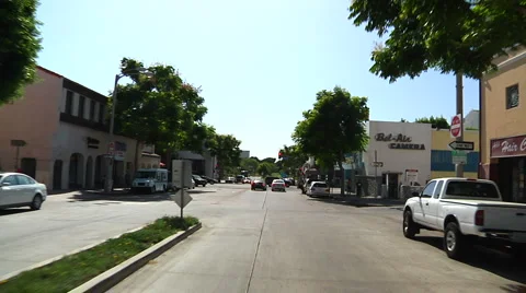 Driving through Los Angeles Time lapse DAY Stock Footage 1009084