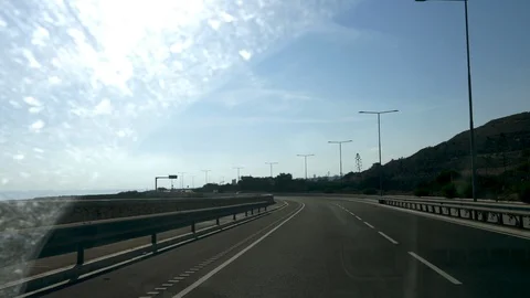 Driving through Malta 스톡 동영상 129198993
