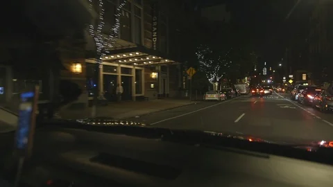 Driving through Manhattan drivers side Stock Footage 118164071