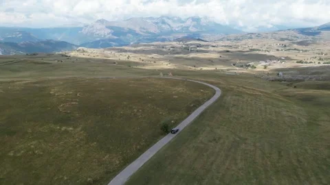 Driving Through Meadows and Mountains in Northern Montenegro: Stunning Landscape Stock Footage 321606855
