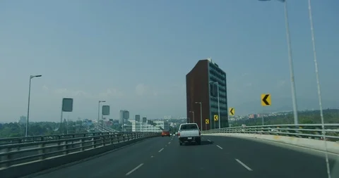 Driving through Mexico City. Stock Footage 99122182