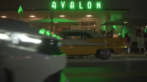 Driving Through Miami Traffic.  Driving On Miami Streets, Roads. Stock Footage 110574143