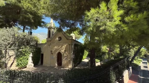 Driving Through Monaco - Elevated Street View Stock Footage 346505717