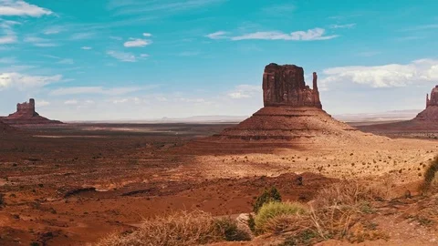Driving through Monument Valley, USA. Stock-Footage 74589064