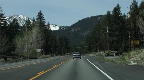 Driving Through Mountain Forest Video stock 49169611