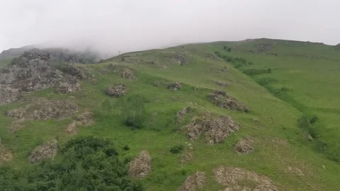 Driving through a mountain pass Stock Footage 150262774