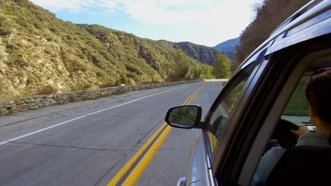 Driving Through Mountains 1 Video stock 104170288