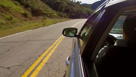 Driving Through Mountains 2 Stock Footage 104170094