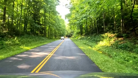 Driving through Mountains Stock Footage 248250294