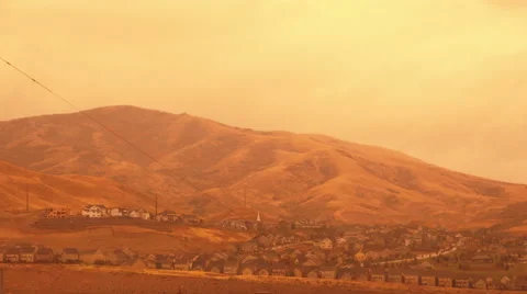 Driving Through the mountains in Utah Stock Footage 68502994