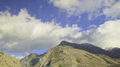 Driving Through the mountains in Utah Stock Footage 68503327