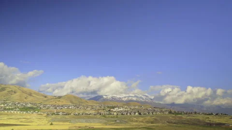 Driving Through the mountains in Utah Stock Footage 68503599