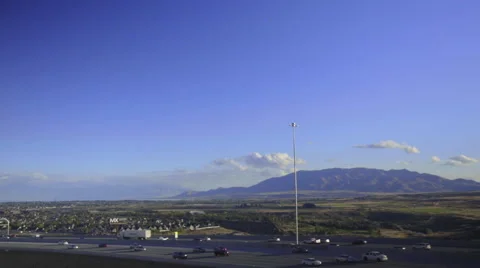 Driving Through the mountains in Utah Stock Footage 68503603