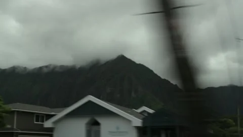 Driving Through A Neighborhood Video stock 131896953