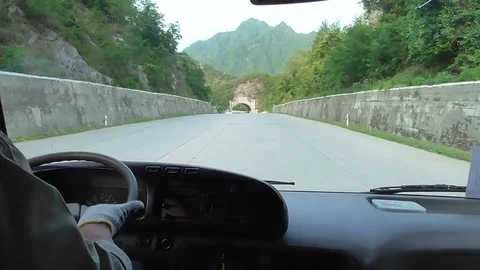 Driving through North Korea 스톡 동영상 80992837