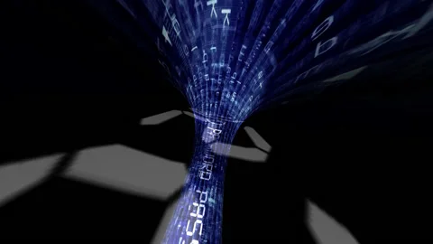Driving through the password data tunnel Stock Footage 159312658