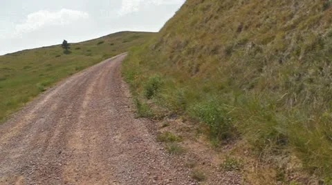 Driving through the Prarie Video stock 11799235