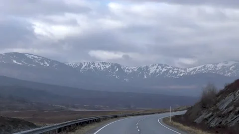 Driving through the Scottish Highlands Part 1 Video stock 178497322