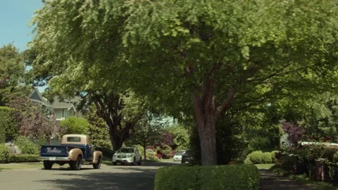 Driving through Seattle Streets – Seattle houses, quiet neighborhood Views, 2025 Stock Footage 312183060