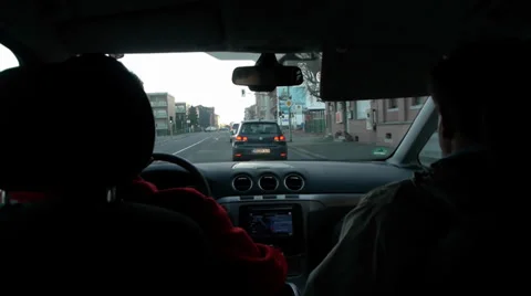 Driving through a small city in Germany Video stock 38010293