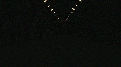 Driving through spooky distorted tunnel, camera zooms out Stock Footage 39594386