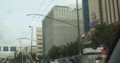 Driving Through Streets In Athens Greece POV - October 13, 2019 Stock Footage 337804526